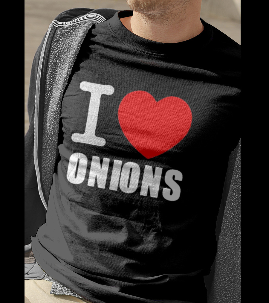 Pizzaslime I Heart Onions T-Shirt