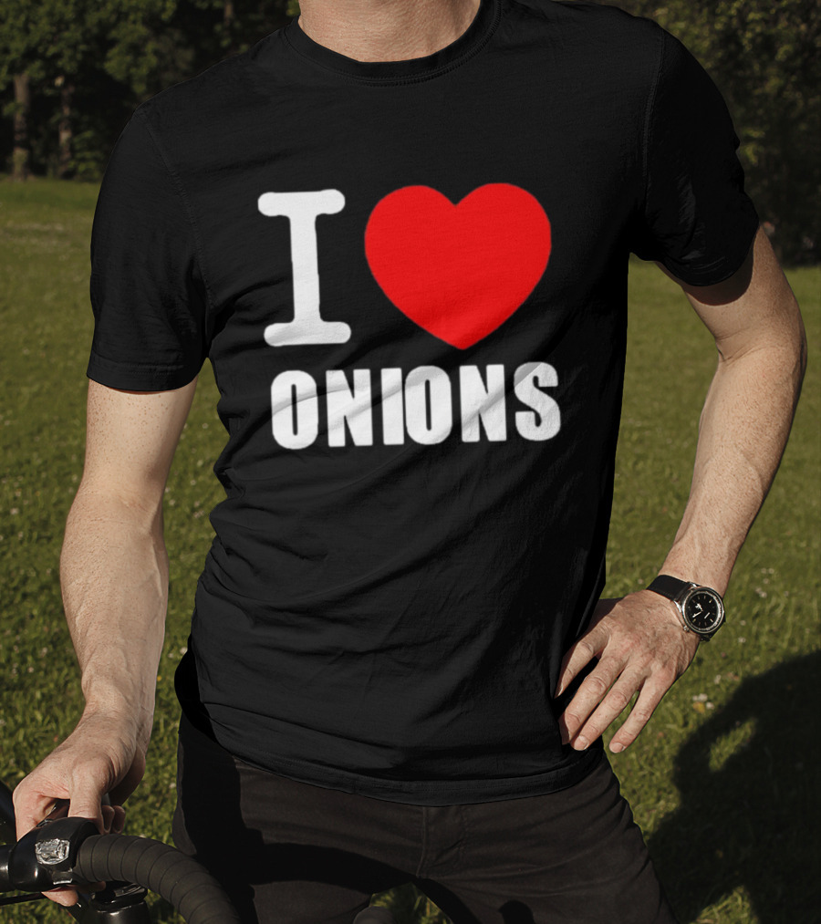 Pizzaslime I Heart Onions T-Shirt