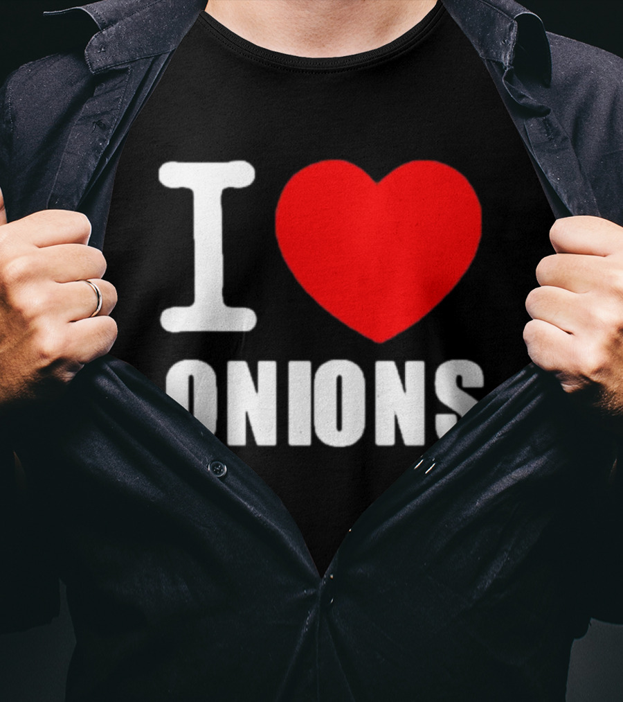 Pizzaslime I Heart Onions T-Shirt