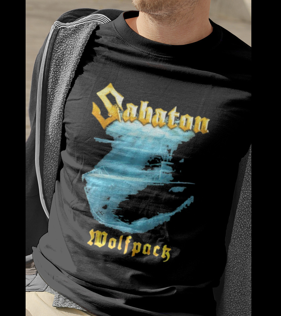 Sabaton Wolfpack Submarine Battle Reflection T-Shirt