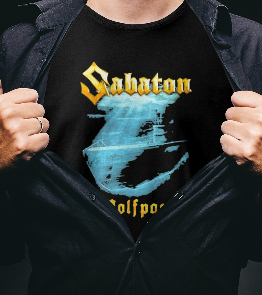 Sabaton Wolfpack Submarine Battle Reflection T-Shirt
