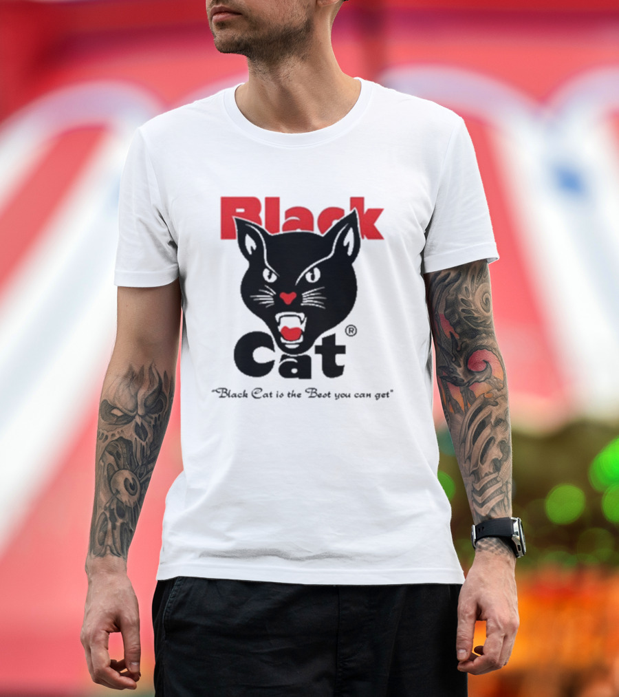 Black Cat Is the Best You Can Get Matthew Livelsberger T-Shirt