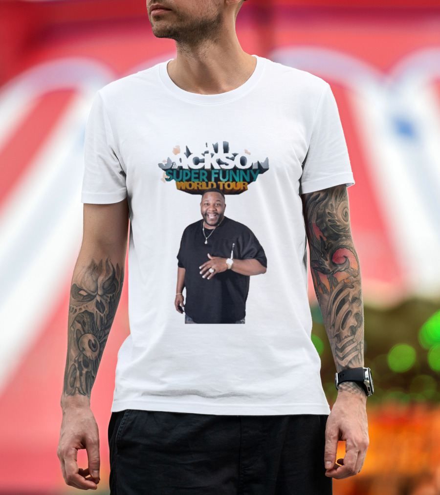 Nate Jackson Super Funny World Tour 2025 All Smiles Event T-Shirt