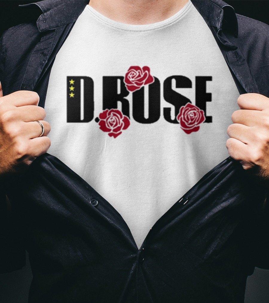D Rose Slam Roses Stars T-Shirt