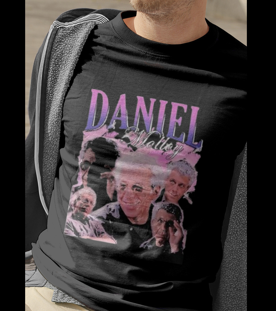 Daniel Molloy Vintage Collage Pink And Purple Aesthetic T-Shirt