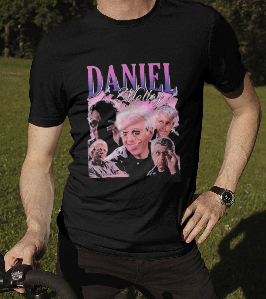 Daniel Molloy Vintage Collage Pink And Purple Aesthetic T-Shirt
