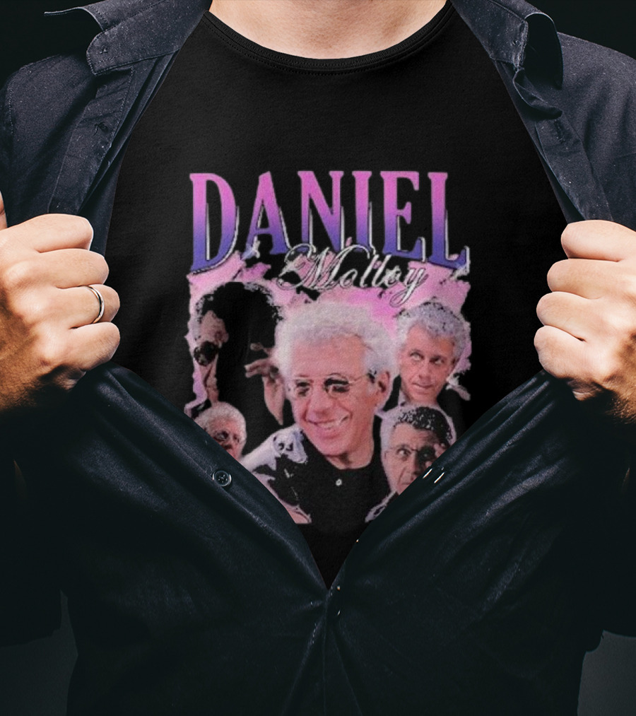 Daniel Molloy Vintage Collage Pink And Purple Aesthetic T-Shirt