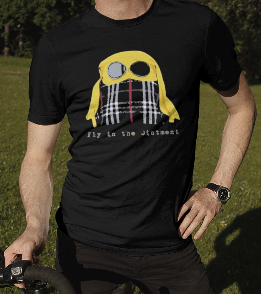 Fly In The Jintment Yellow Hat Plaid T-Shirt