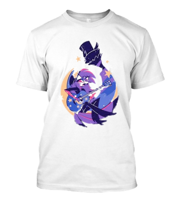 I Will Be Okay Sharkrobot Top Hat Guitar Character And Stars T-Shirt