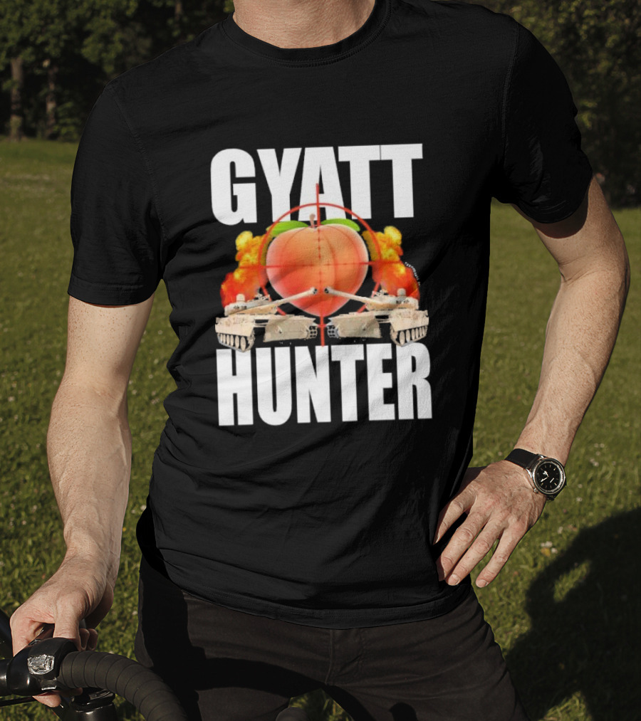 GYATT Hunter Crankin My Hog Meme Tanks Peach Target Explosion T-Shirt