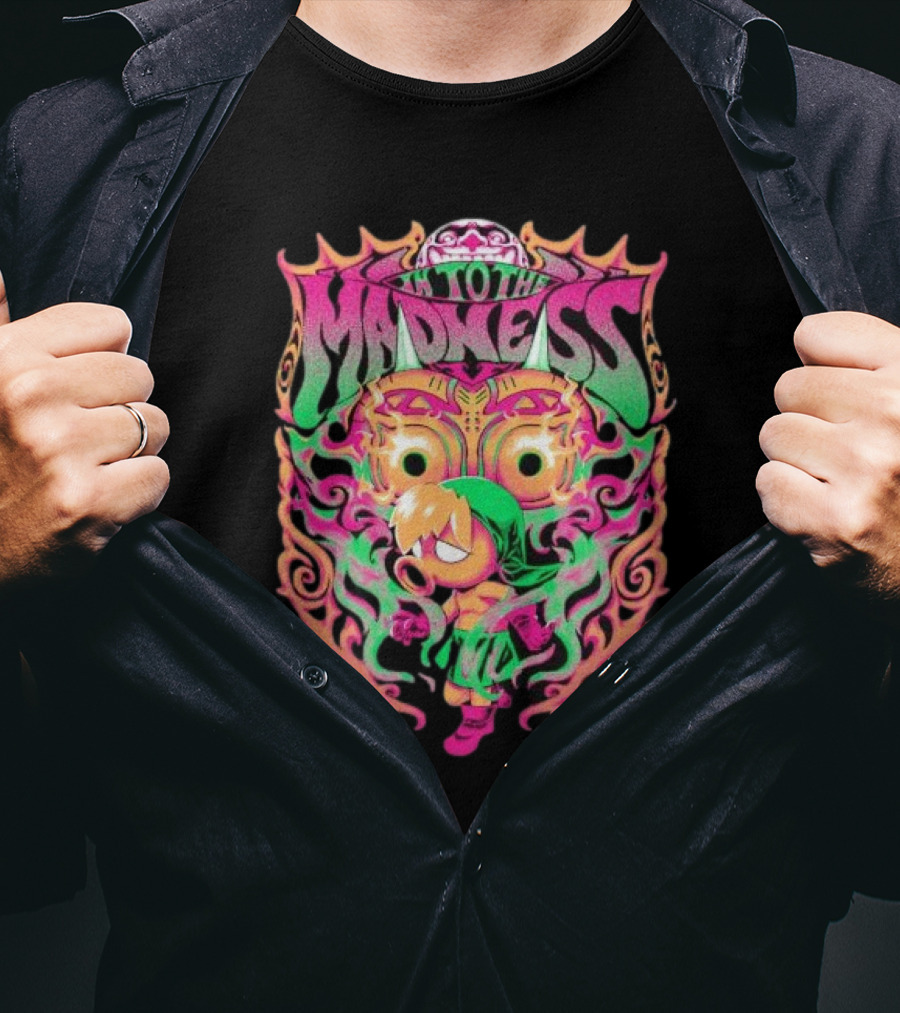 In To The Madness Horta Fantasy Adventure Masked Hero Quest T-Shirt