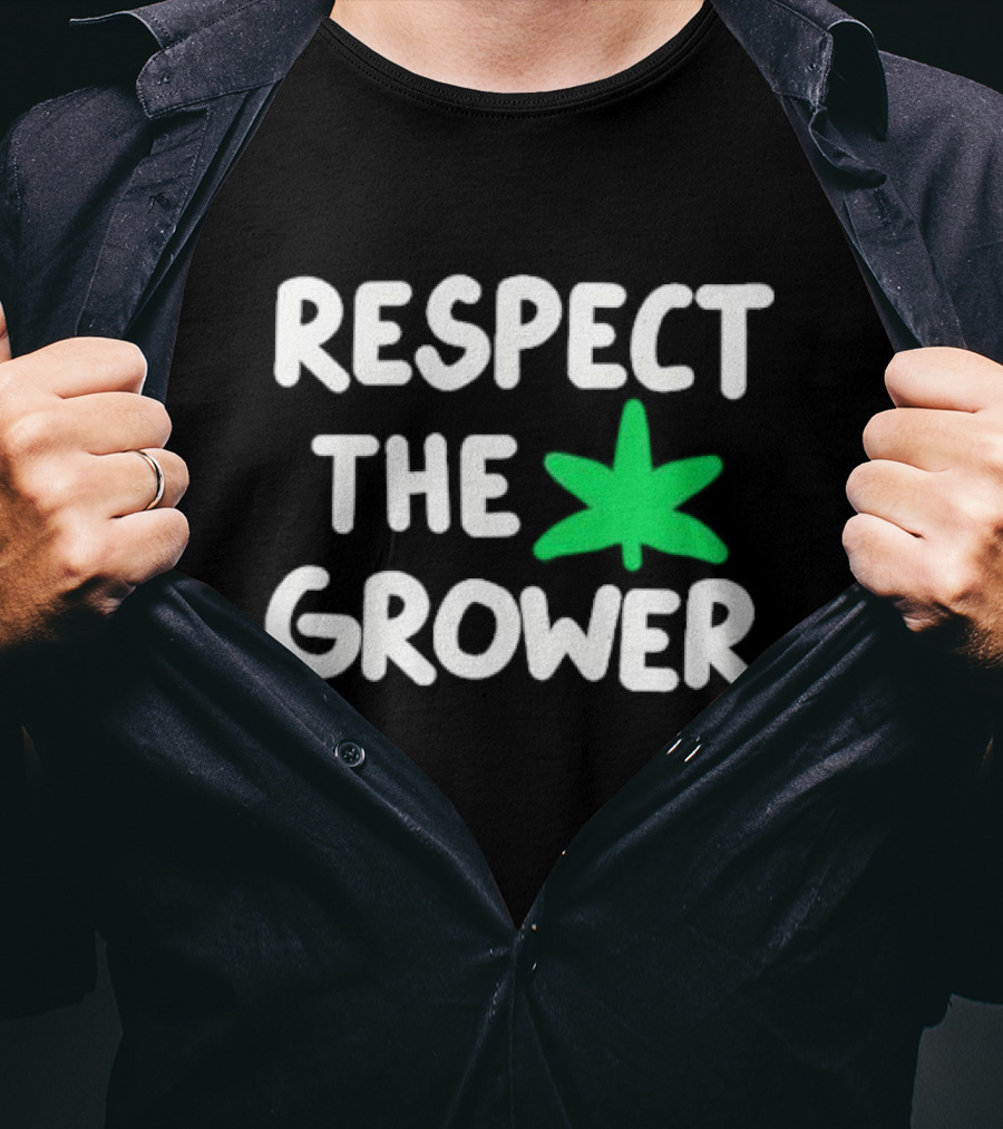 Respect The Grower Green Leaf T-Shirt