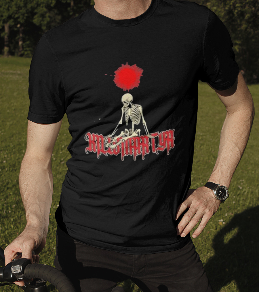 Killsmartyr Skeleton Red Sun T-Shirt