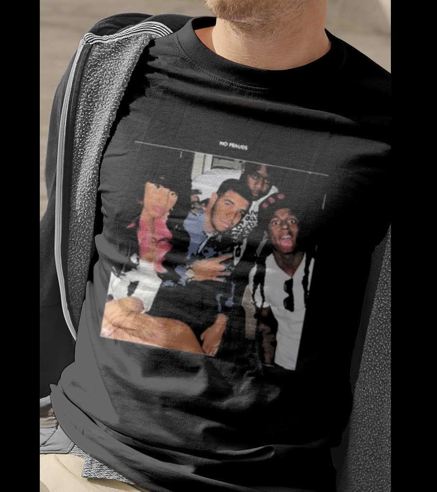 Maiya The Don No Frauds Young Money Crew Photo T-Shirt