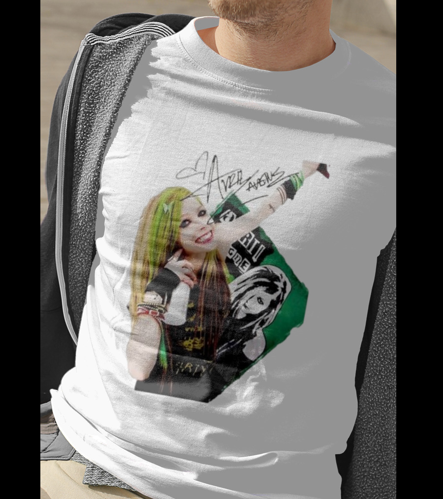 Avril Lavigne Signature Charity Me Img Green Energy Vibe T-Shirt