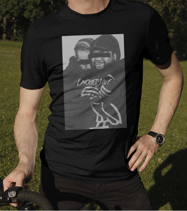 Packed Out The Drizzler Hugging Akademiks From Behind OVO Owl T-Shirt