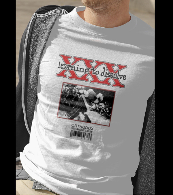 Orthodox Straight Edge XXX Learning To Dissolve T-Shirt