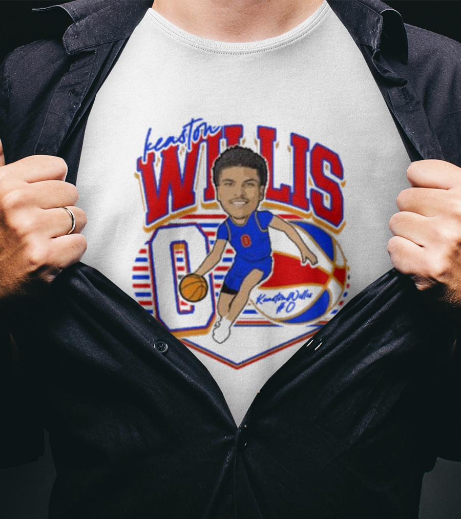 Keaston Willis 0 Basketball Design Tulsa Guard Player T-Shirt