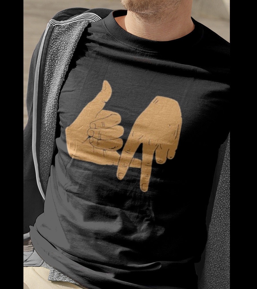 Dirty Coast Los Angeles Hand Gesture T-Shirt