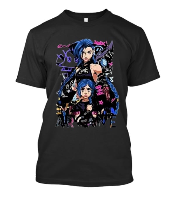 Jinx Arcane League Of Legends Roam Swagger T-Shirt