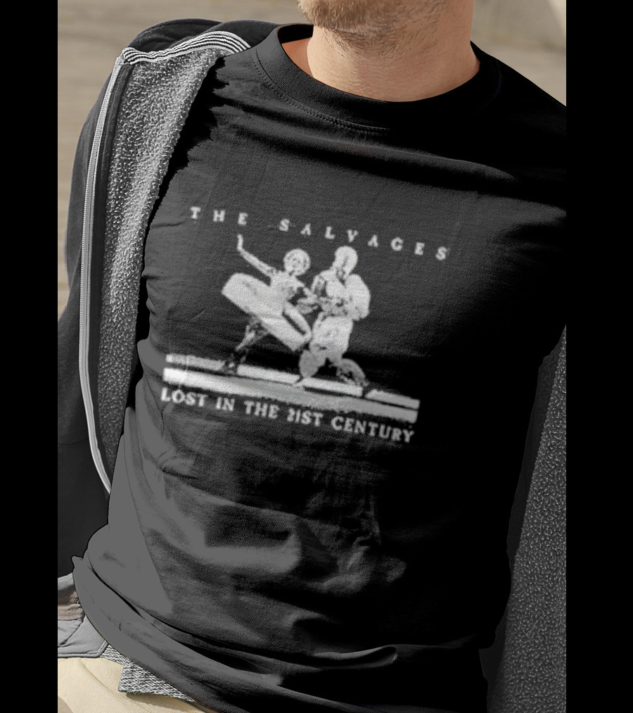 The Salvages Lost In The 21st Century Iconic Robot And Diver Scene T-Shirt