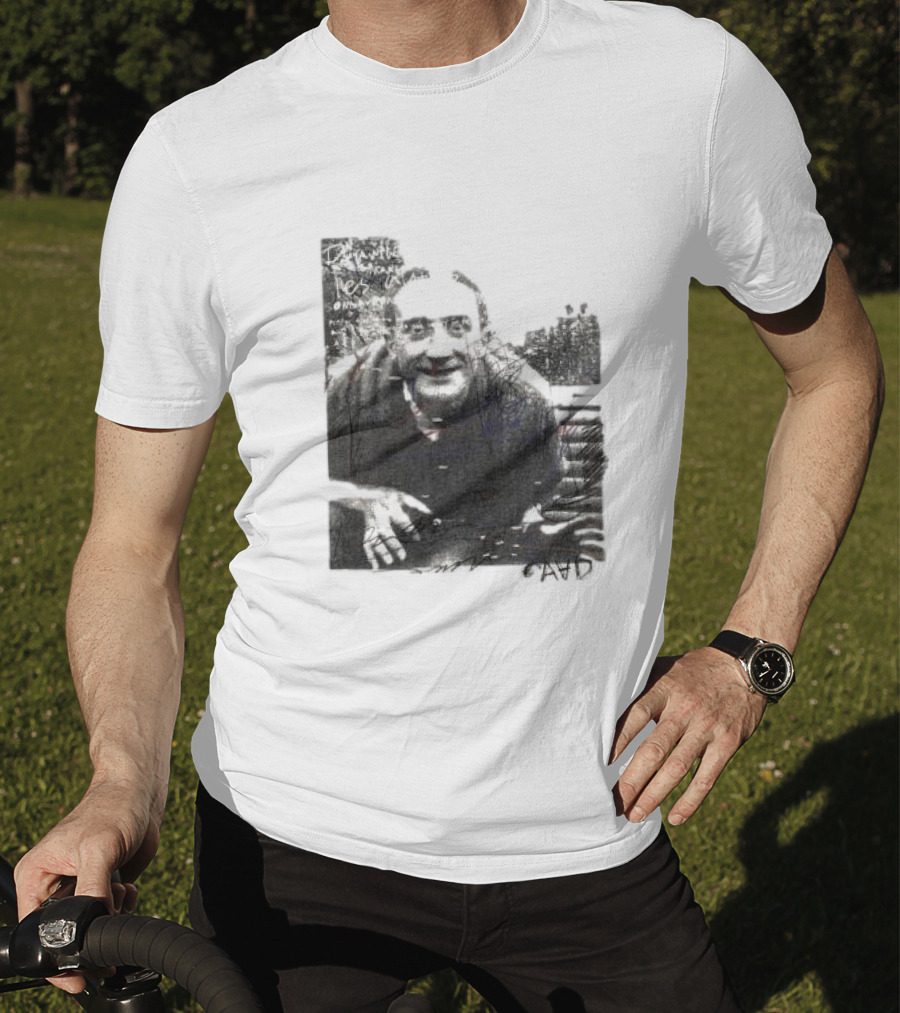 Duchamp Portrait AVID Text Compilation T-Shirt