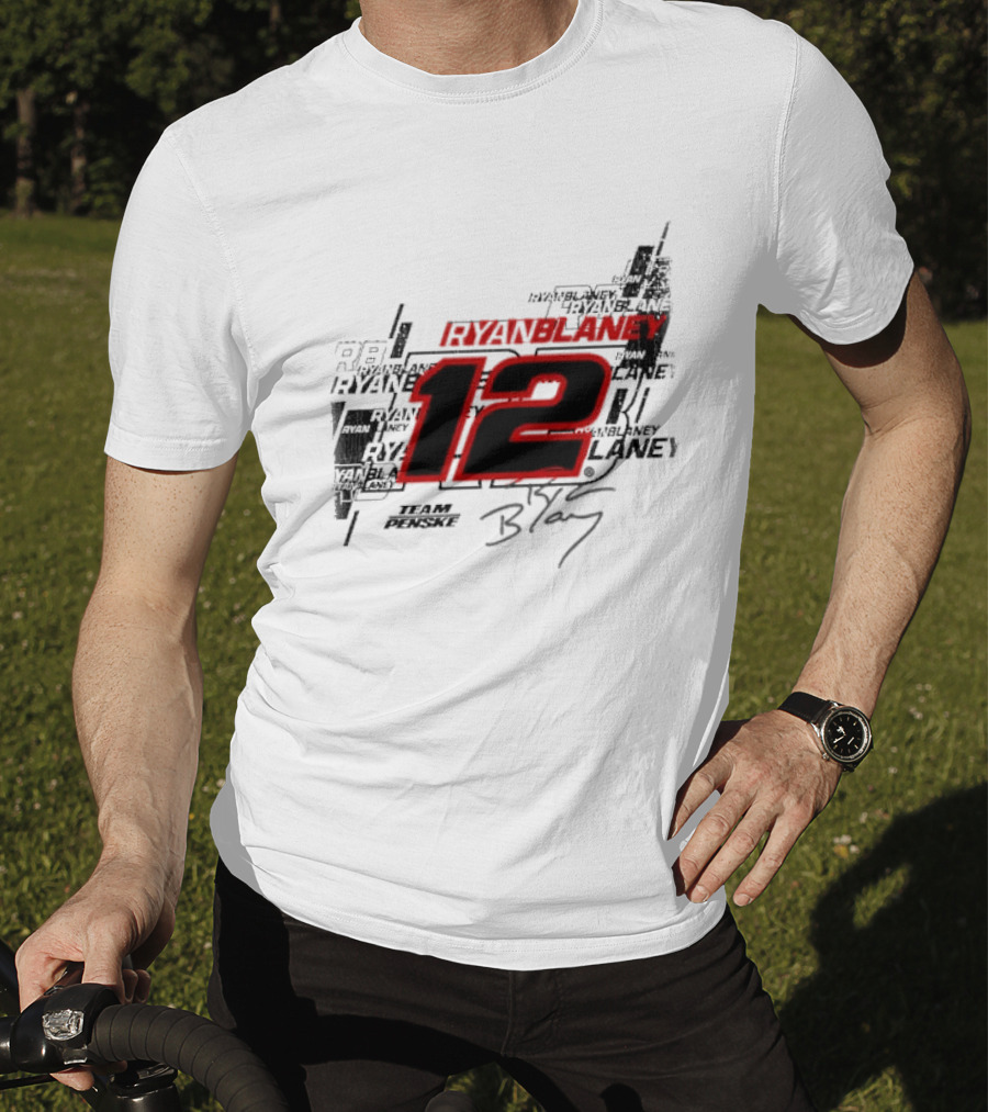 Ryan Blaney 12 Team Penske Signature Racing T-Shirt
