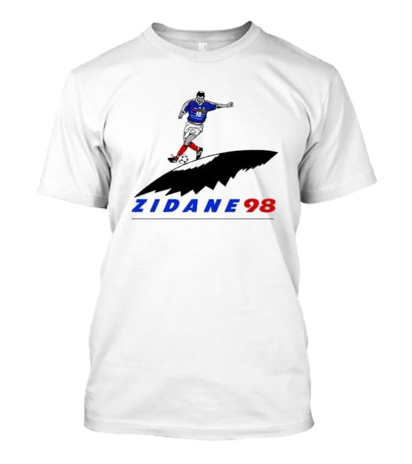 Zinedine Zidane 98 France Soccer Legend Iconic T-Shirt