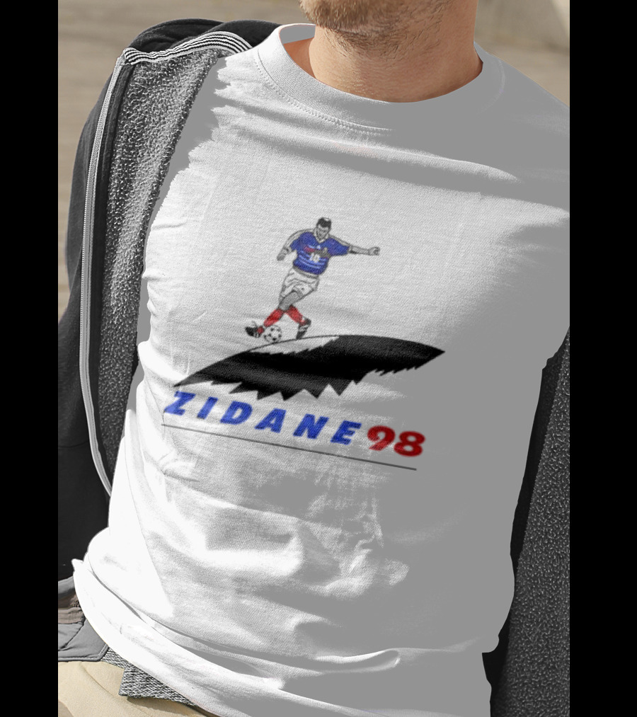 Zinedine Zidane 98 France Soccer Legend Iconic T-Shirt