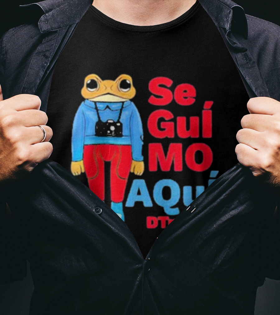 Se Guí Mo Aquí DTMF Frog With Camera T-Shirt