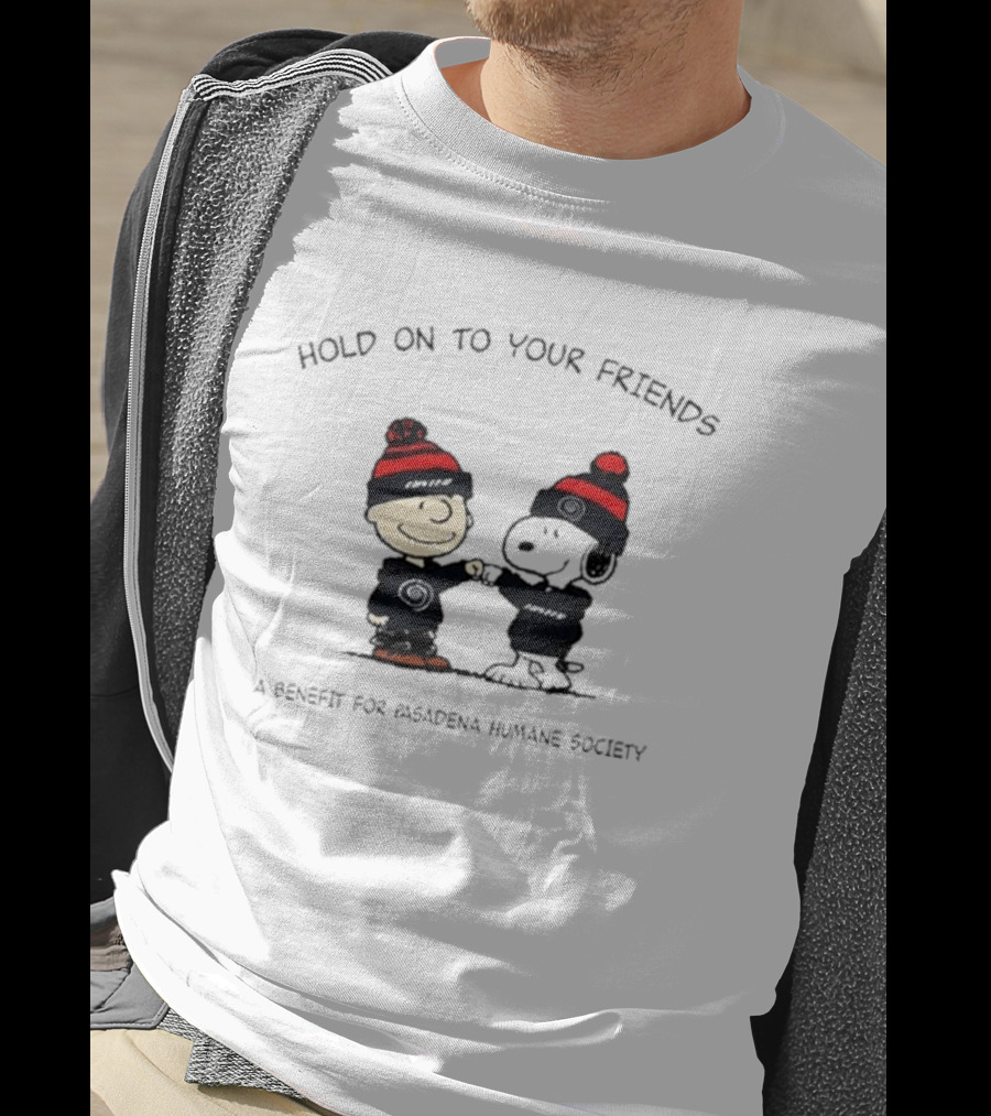 Hold On To Your Friends Benefit For Pasadena Humane Society Whirr X Luster T-Shirt