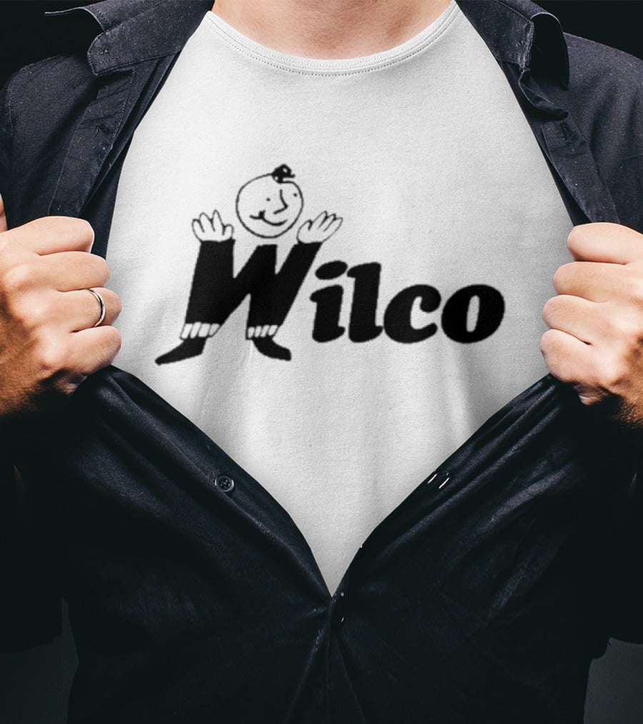 Wilco Iconic Cartoon Logo Wilco Madalyn Stefanak T-Shirt