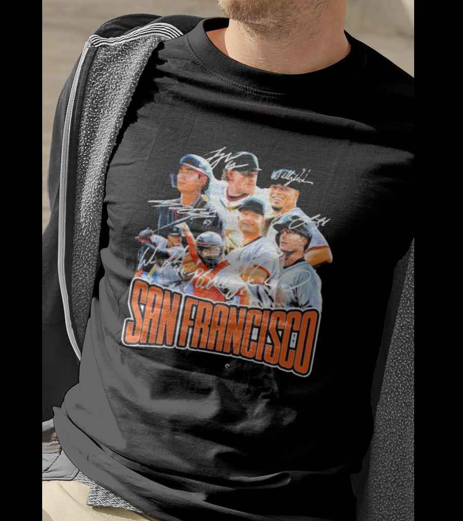 San Francisco Giants MLB Players Series Signatures 2025 T-Shirt