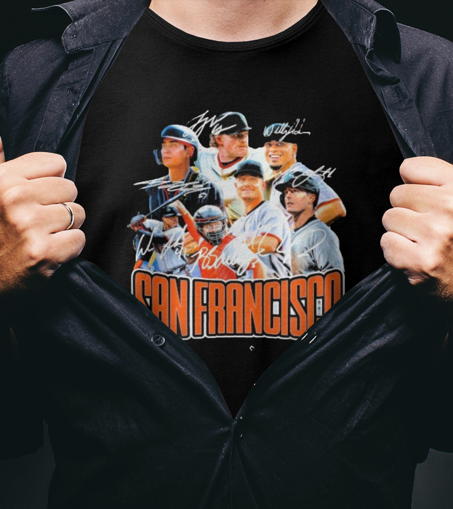 San Francisco Giants MLB Players Series Signatures 2025 T-Shirt