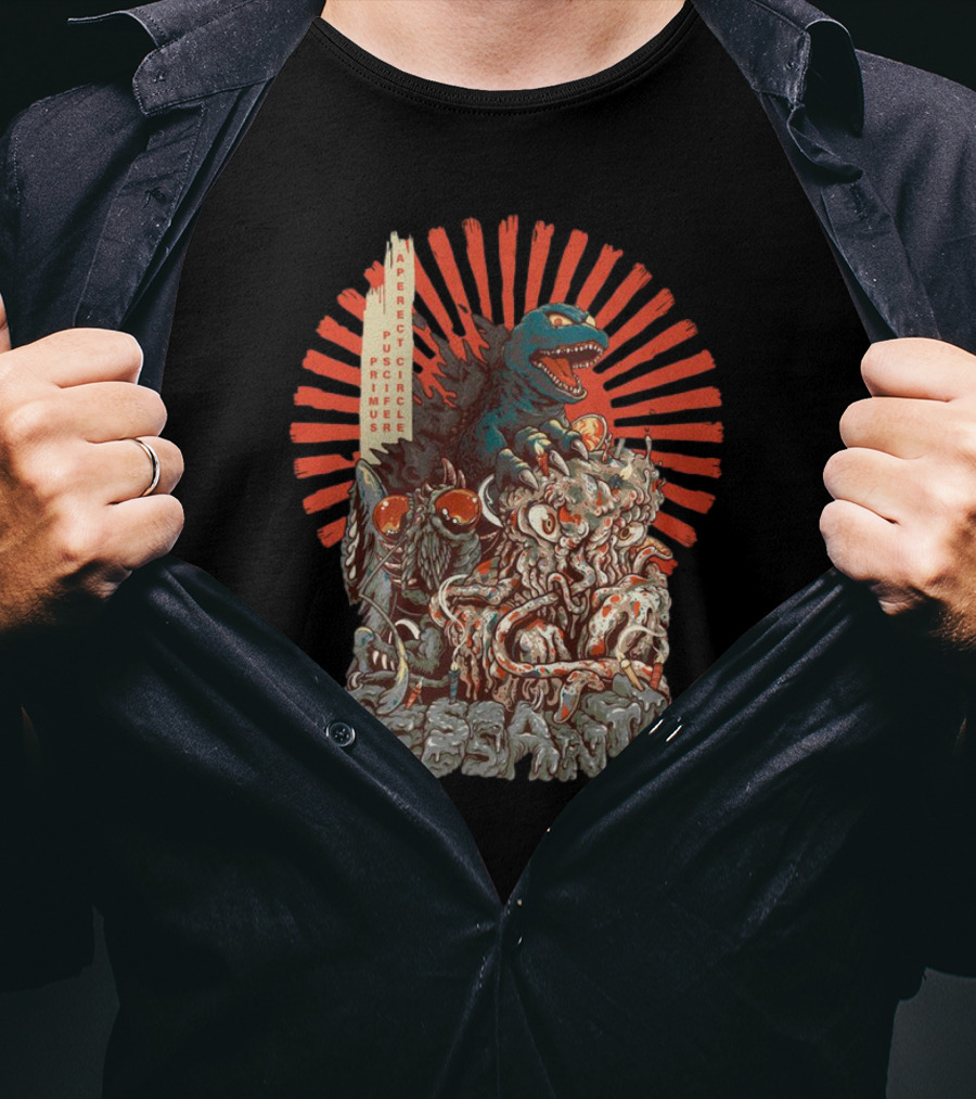 Sessanta The Orion Amphitheater Huntsville AL 05 04 2025 A Perfect Circle Puscifer Primus Event T-Shirt