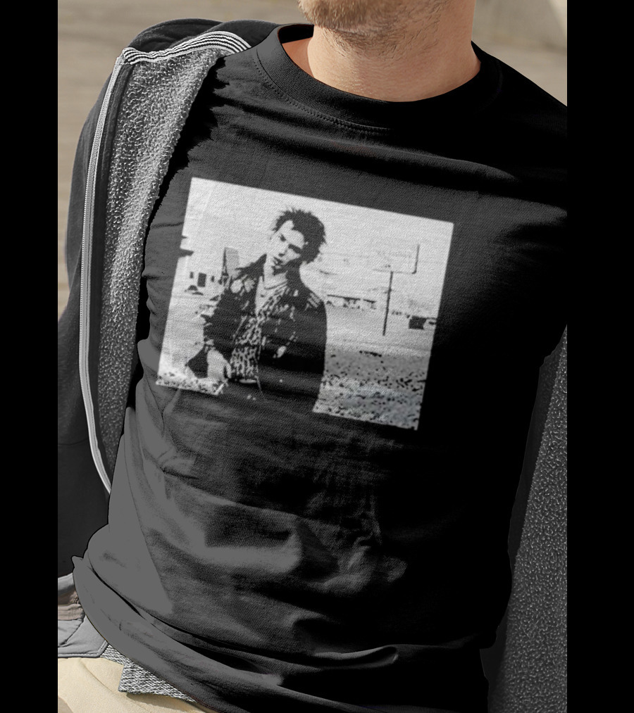 Sex Pistols Babylon Sid Vicious Street Scene Retro Punk Style T-Shirt