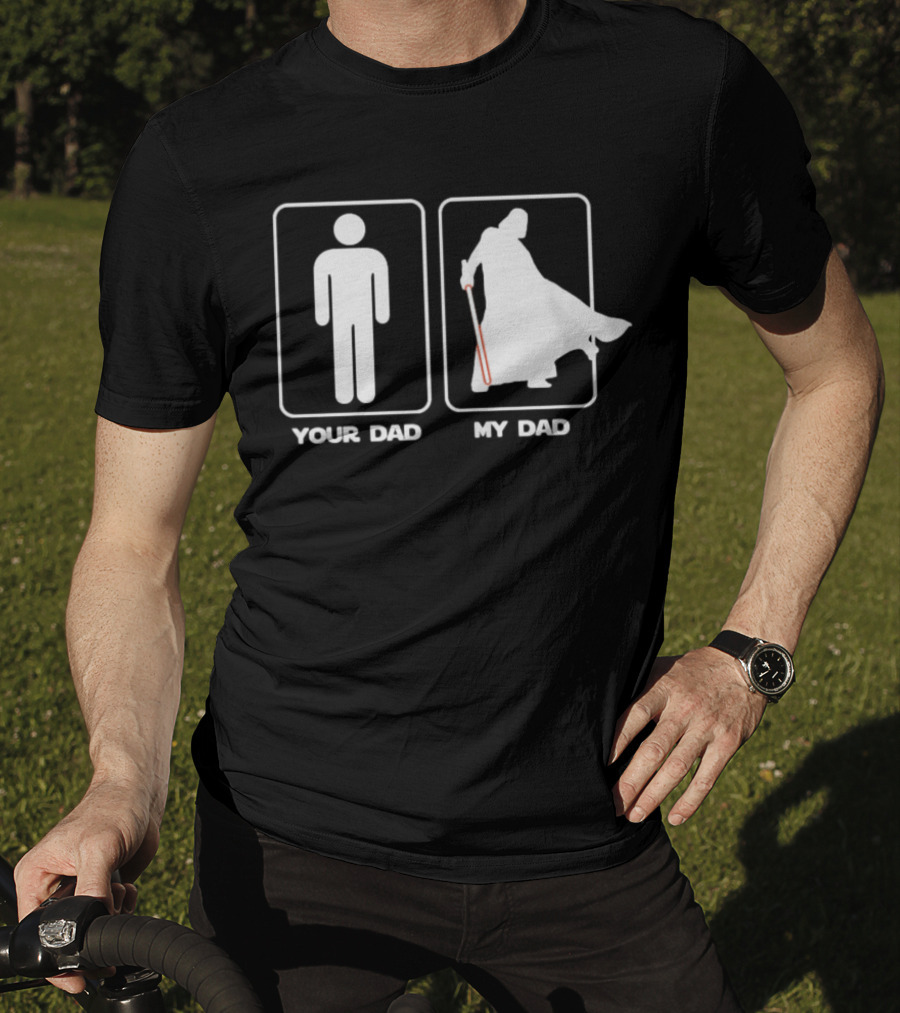 Your Dad My Dad Lightsaber Icon Duo T-Shirt