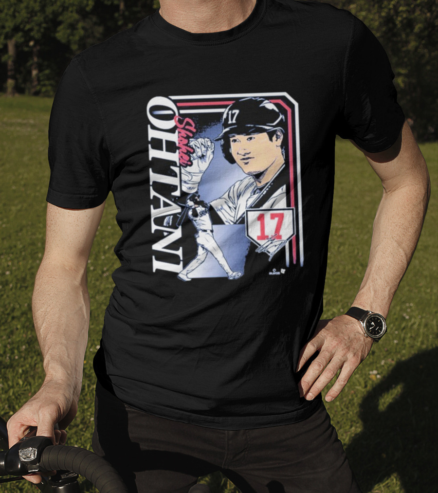 Shohei Ohtani #17 Signature Collage Los Angeles Dodgers T-Shirt