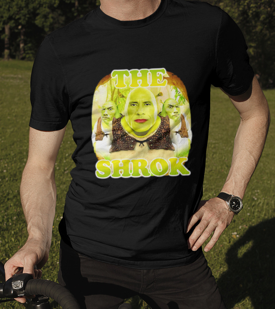 THE SHROK Shrek Parody Featuring Iconic Imagery T-Shirt
