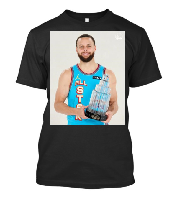 Stephen Curry MVP NBA All-Star Game 2025 Trophy Winner KIA Jordan Basketball T-Shirt