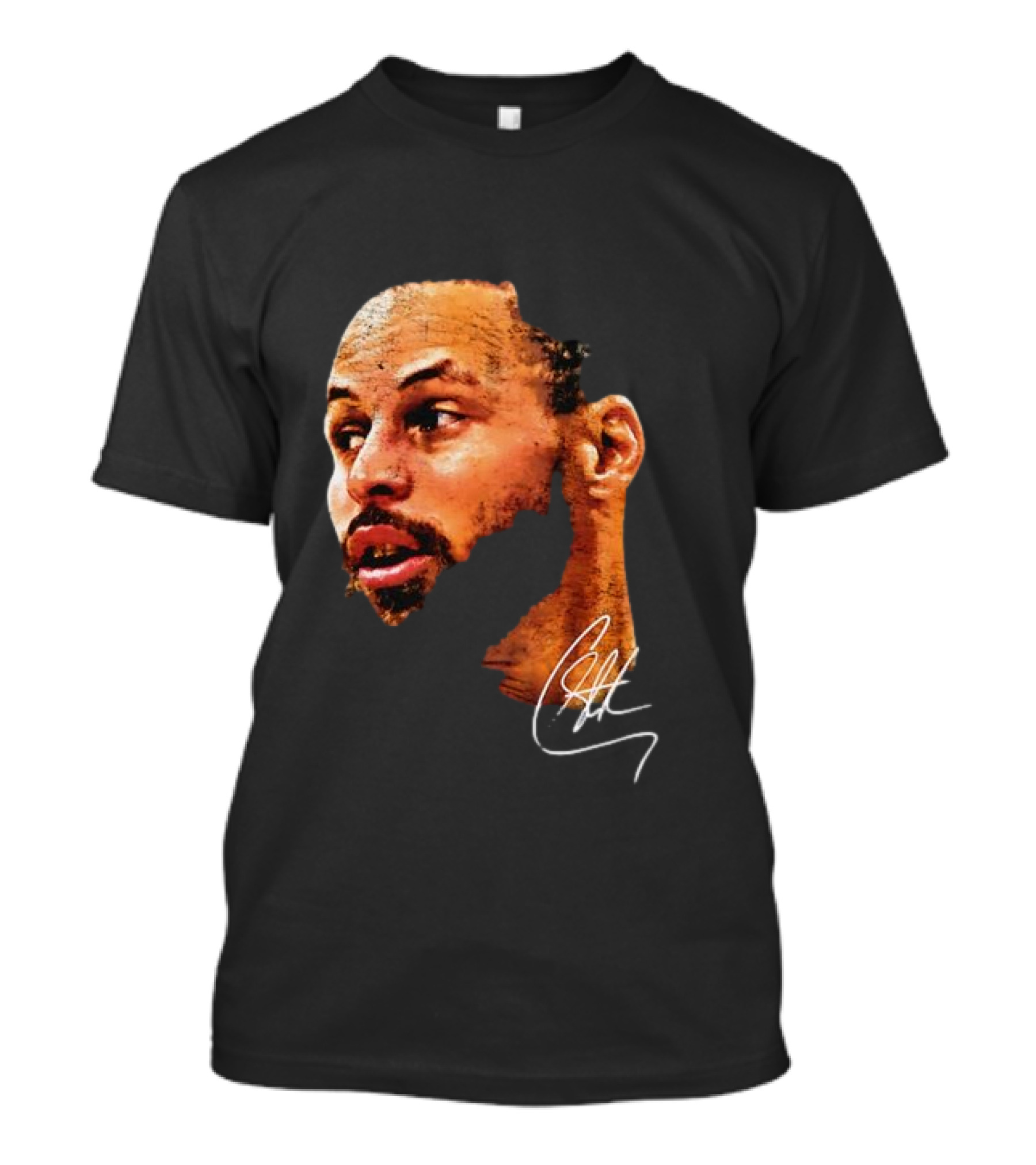 Stephen Curry NBA Big Face Signature T-Shirt