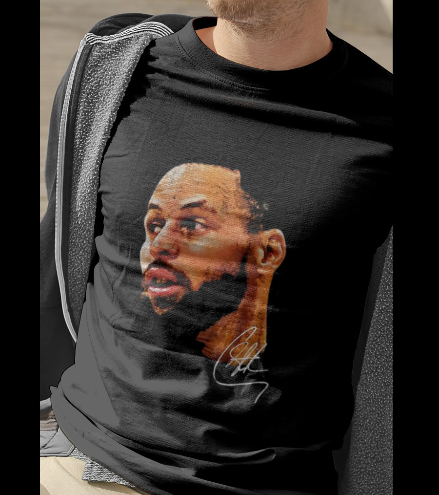 Stephen Curry NBA Big Face Signature T-Shirt