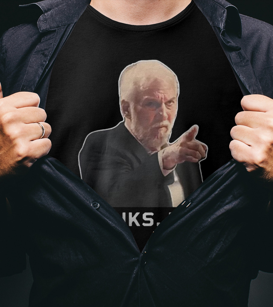 Steve Kerr Gregg Popovich Thanks Pop Pointing Gesture T-Shirt