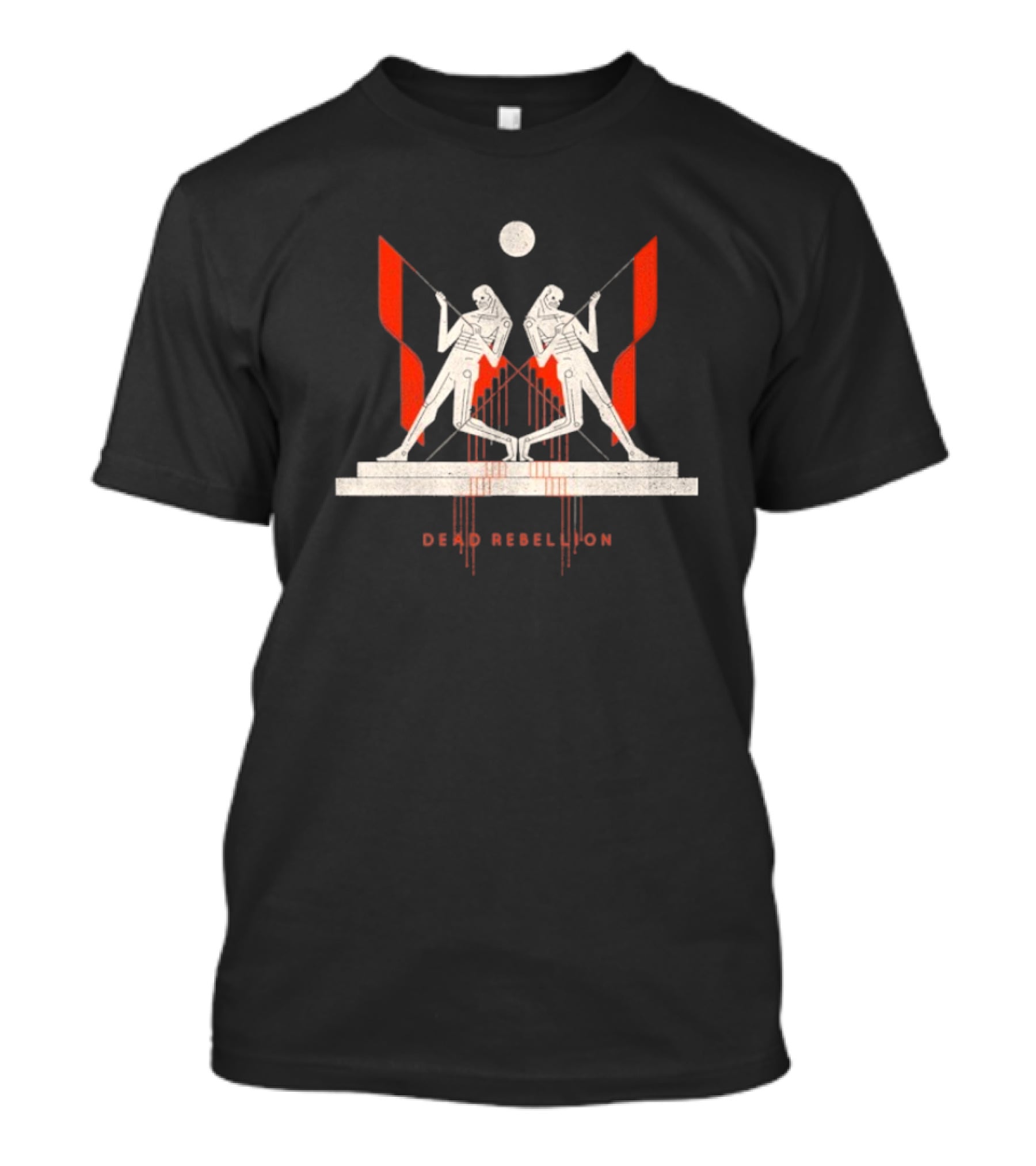 Dead Rebellion Strung Out Mirror Dueling Figures T-Shirt