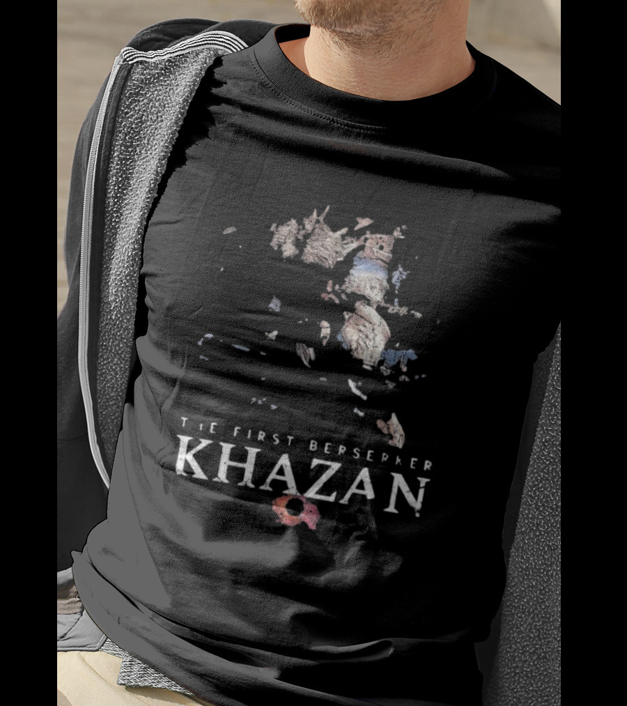The First Berserker Khazan Fragmented Stone Mosaic Style T-Shirt