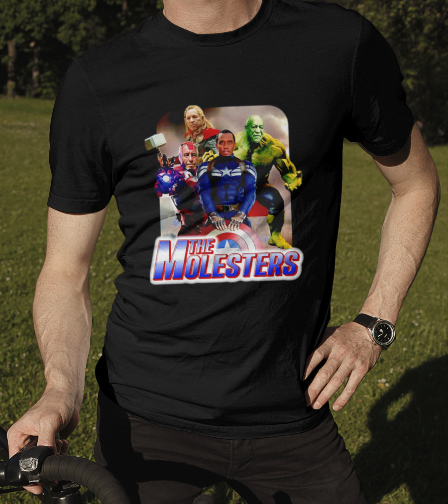 The Molesters Avengers Parody 2025 Captain America Iron Man Thor Hulk T-Shirt