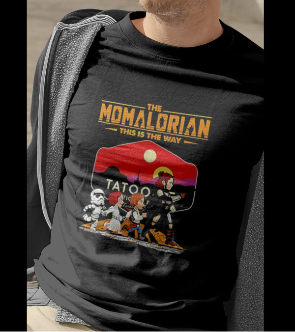 The Momalorian This Is The Way Tatooine Cartoon Adventure T-Shirt