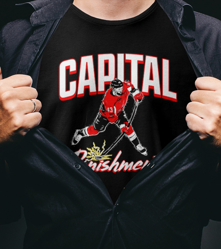 Tom Wilson Capital Punishment Washington Capitals Hockey T-Shirt