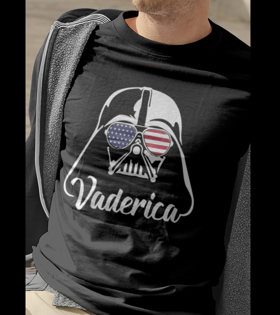 Vaderica Darth Vader American Flag Sunglasses T-Shirt