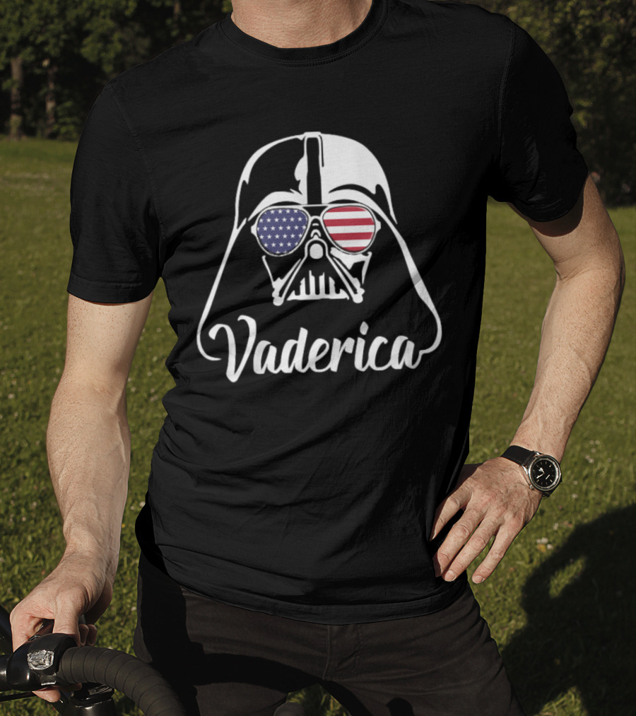 Vaderica Darth Vader American Flag Sunglasses T-Shirt